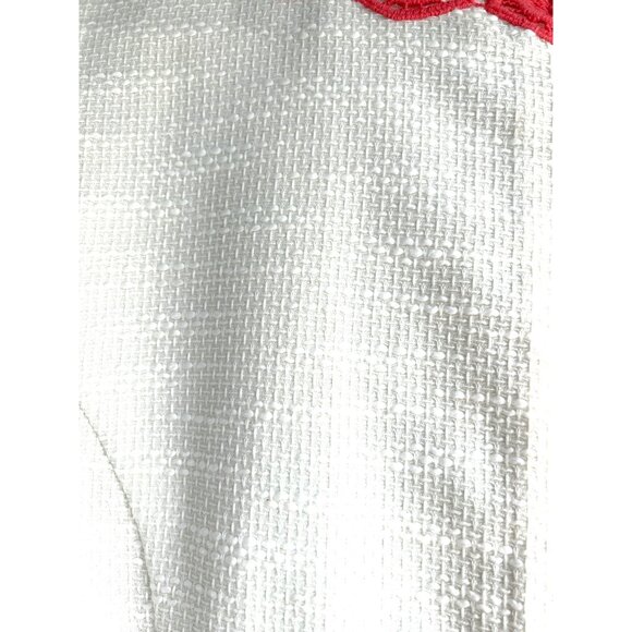 Sail to Sable Cream Basket Weave Fit & Flare Dress Size 12 - Picture 7 of 10